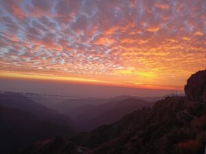 sunset view at The Gypsy soul Resort